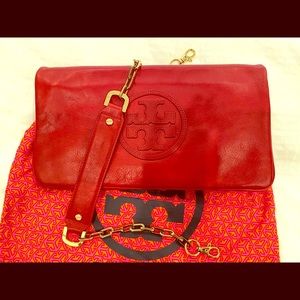 TORY BURCH Red Clutch